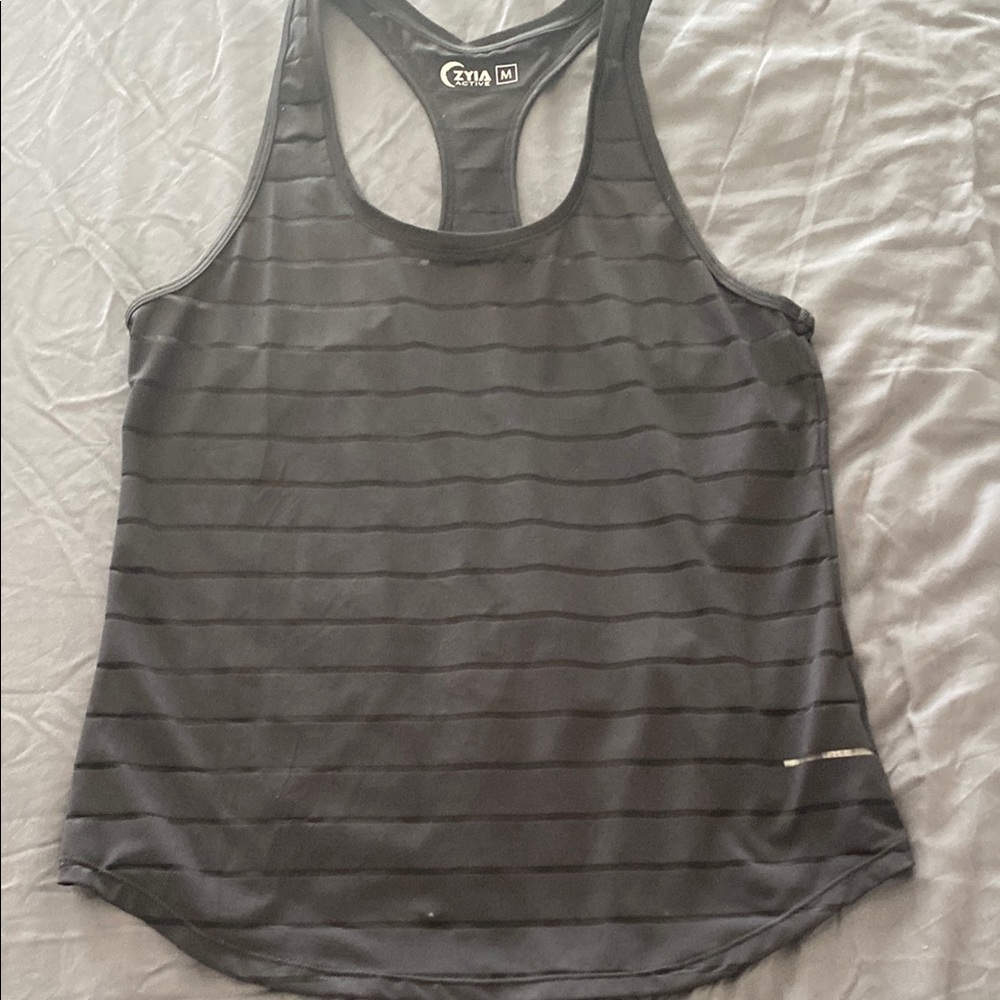 ZYIA Black Havana Tank Top